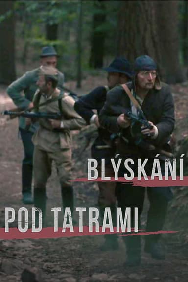 Lightning under Tatras poster