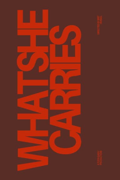 What She Carries poster