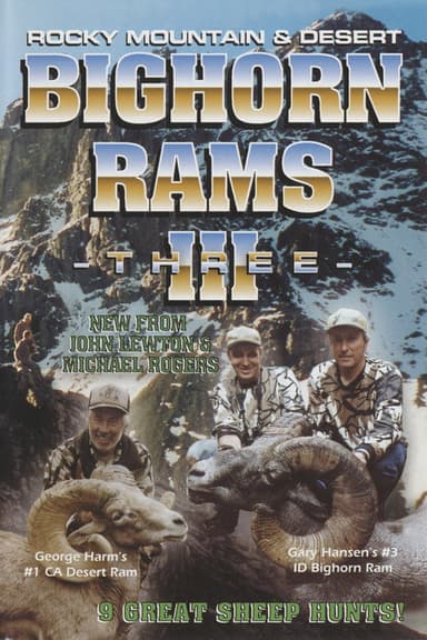 Bighorn Rams 3 poster