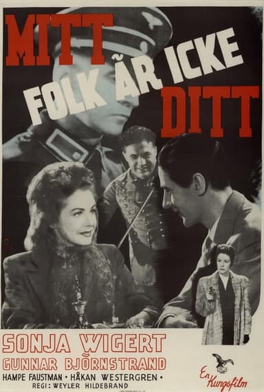 Mitt folk är icke ditt poster
