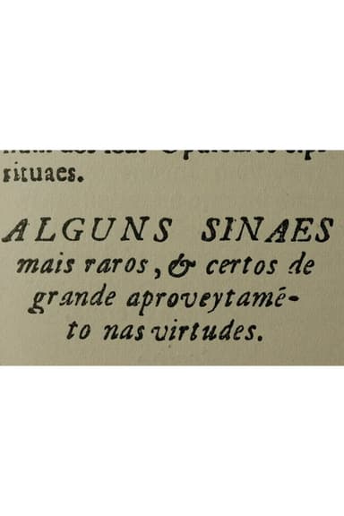 Alguns Sinaes poster