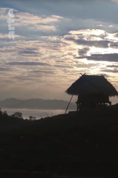 Laos - Das Dorf über den Wolken poster