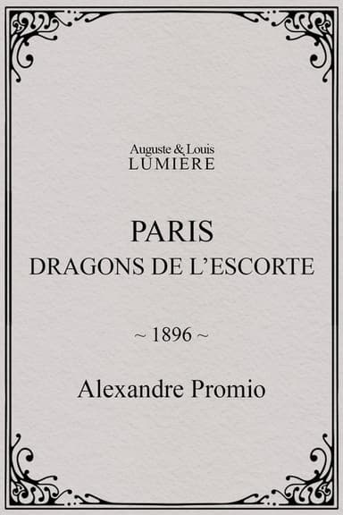 Paris : dragons de l’escorte poster