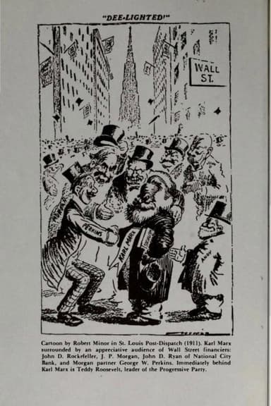 Marx and Rockefeller on Capitalism poster