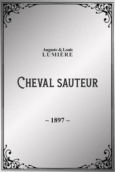 Cheval sauteur poster