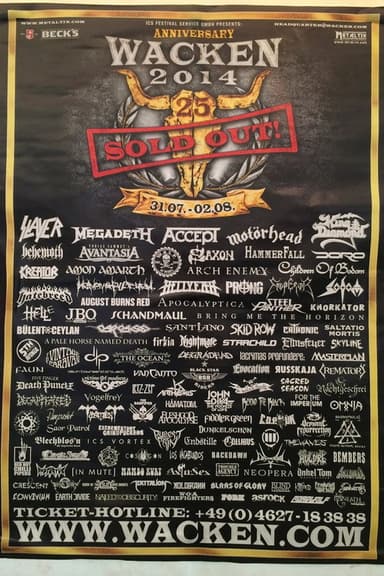Schandmaul: Live in Wacken 2014 poster