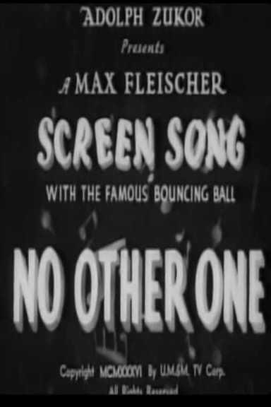 No Other One poster