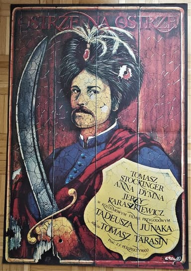 Ostrze na ostrze poster