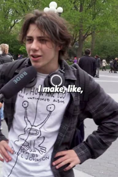 Meet The Most Based NYU Student poster