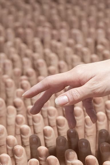 The Finger Rub Rug poster