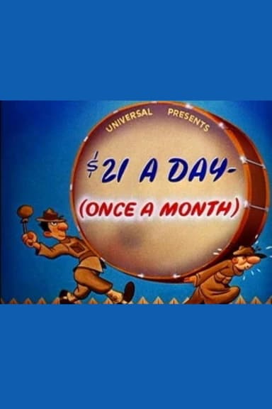 $21 a Day - (Once a Month) poster