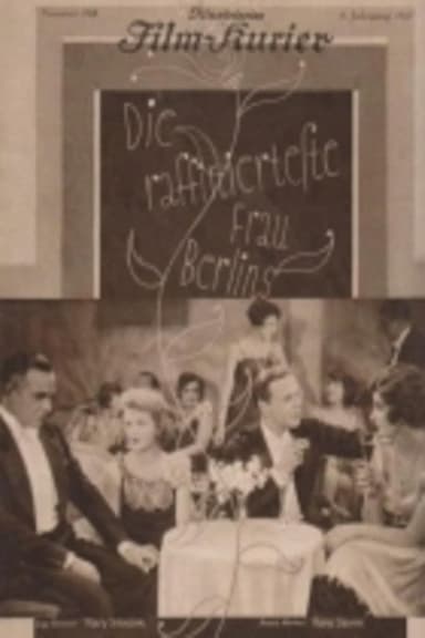 Die raffinierteste Frau Berlins poster