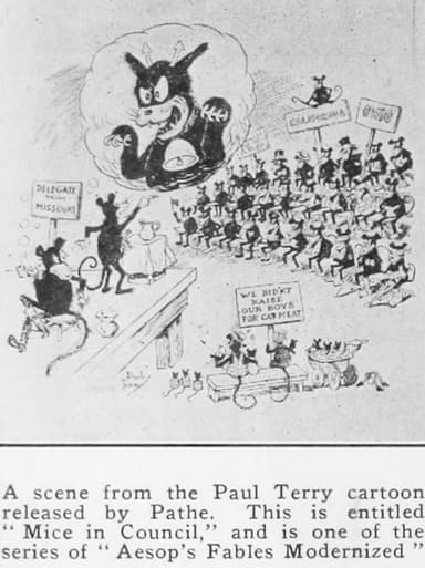 Mice In Council poster