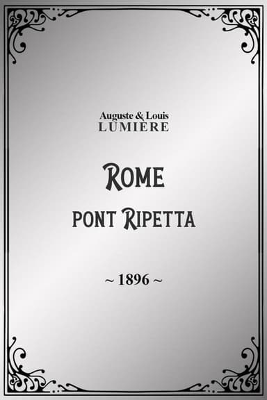 Rome, pont Ripetta poster