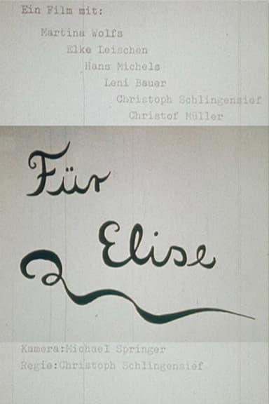 For Elise poster