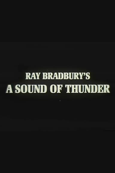 A Sound of Thunder poster