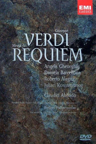Giuseppe Verdi Messa da Requiem poster