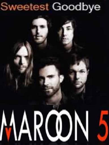 Maroon 5 Sweetest Goodbye 2007日本演唱会 poster