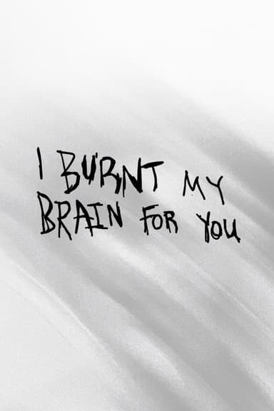 I BURNT MY BRAIN FOR YOU poster