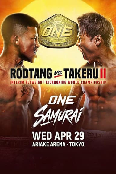 ONE Samurai 1: Rodtang vs. Takeru 2 poster