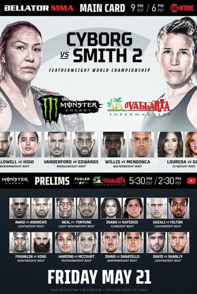 Bellator 259: Cyborg vs. Smith 2 poster