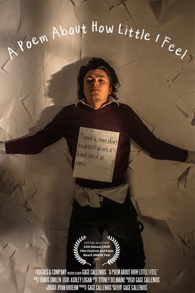 A Poem About How Little I Feel poster