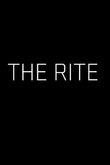 The Rite poster