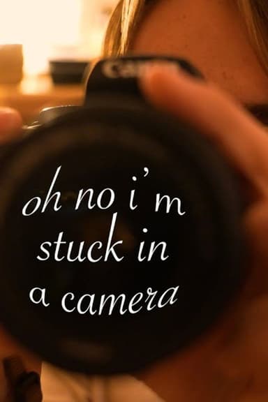 oh no i'm stuck in a camera poster