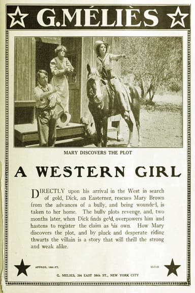 A Western Girl poster