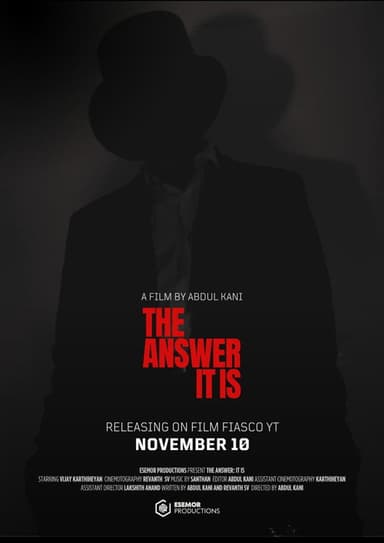 The Answer: It Is poster