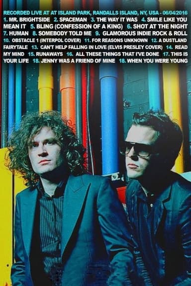 The Killers: Live at Governors Ball poster
