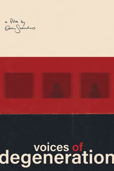 Voices of Degeneration poster