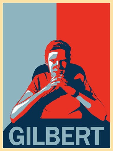 Gilbert Ticklefinger: The Debate poster