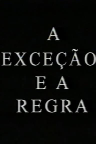 A Exceção e a Regra poster
