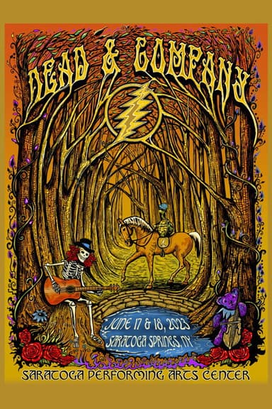 Dead & Company: 2023-06-17 Saratoga Performing Arts Center, Saratoga Springs, NY, USA poster