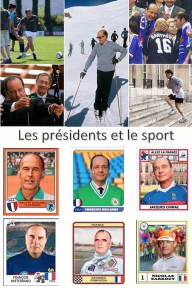 Les présidents et le sport poster