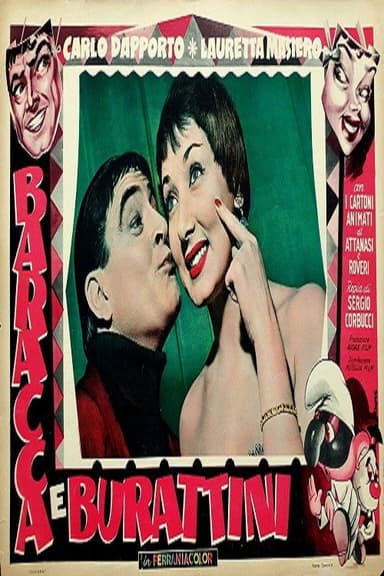 Shack and puppets poster