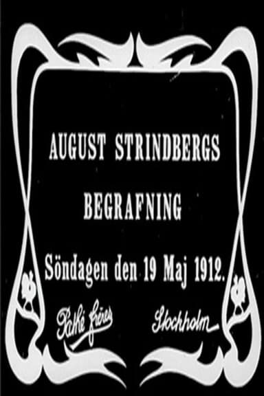 August Strindberg's Burial poster