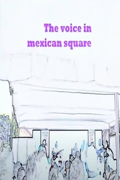 The voice mexican in square poster