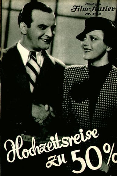 Hochzeitsreise zu 50% poster