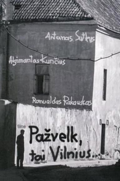 Look, it's Vilnius poster