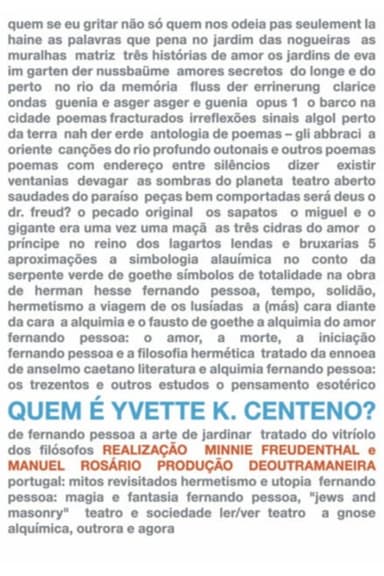 Quem é Yvette K. Centeno? poster