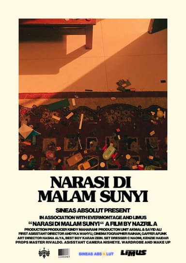 A NARRATOR IN THE SILENT NIGHT poster