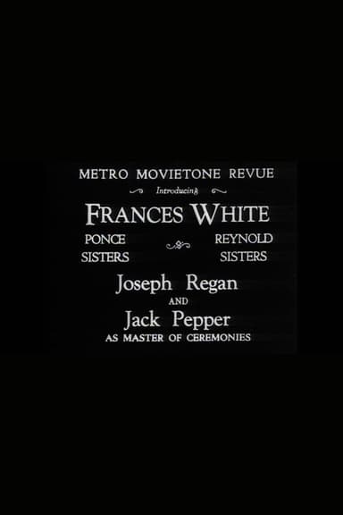 Metro Movietone Revue #3 poster