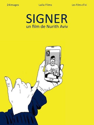 Signing poster