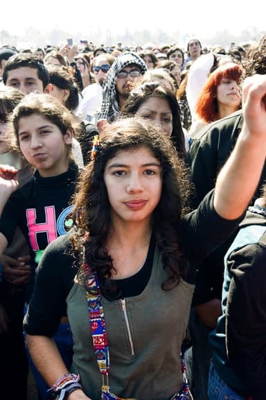 Chile's Student Uprising poster