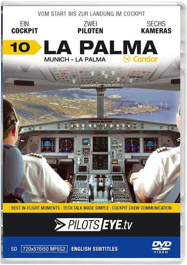 PilotsEYE.tv La Palma A320 poster