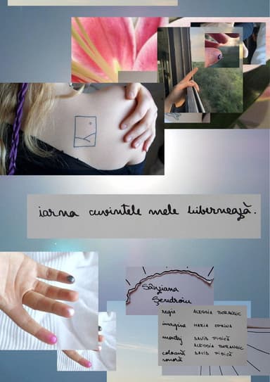 winter, my words immure poster