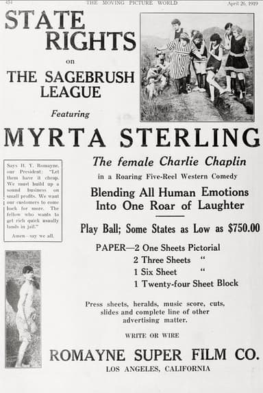 The Sage-Brush League poster