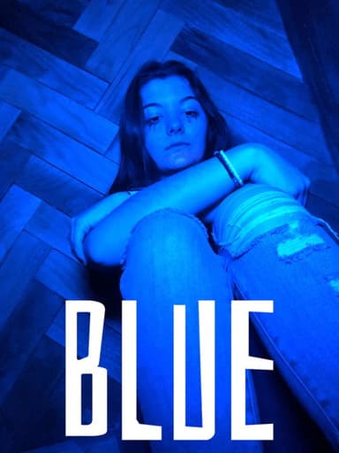 Blue poster